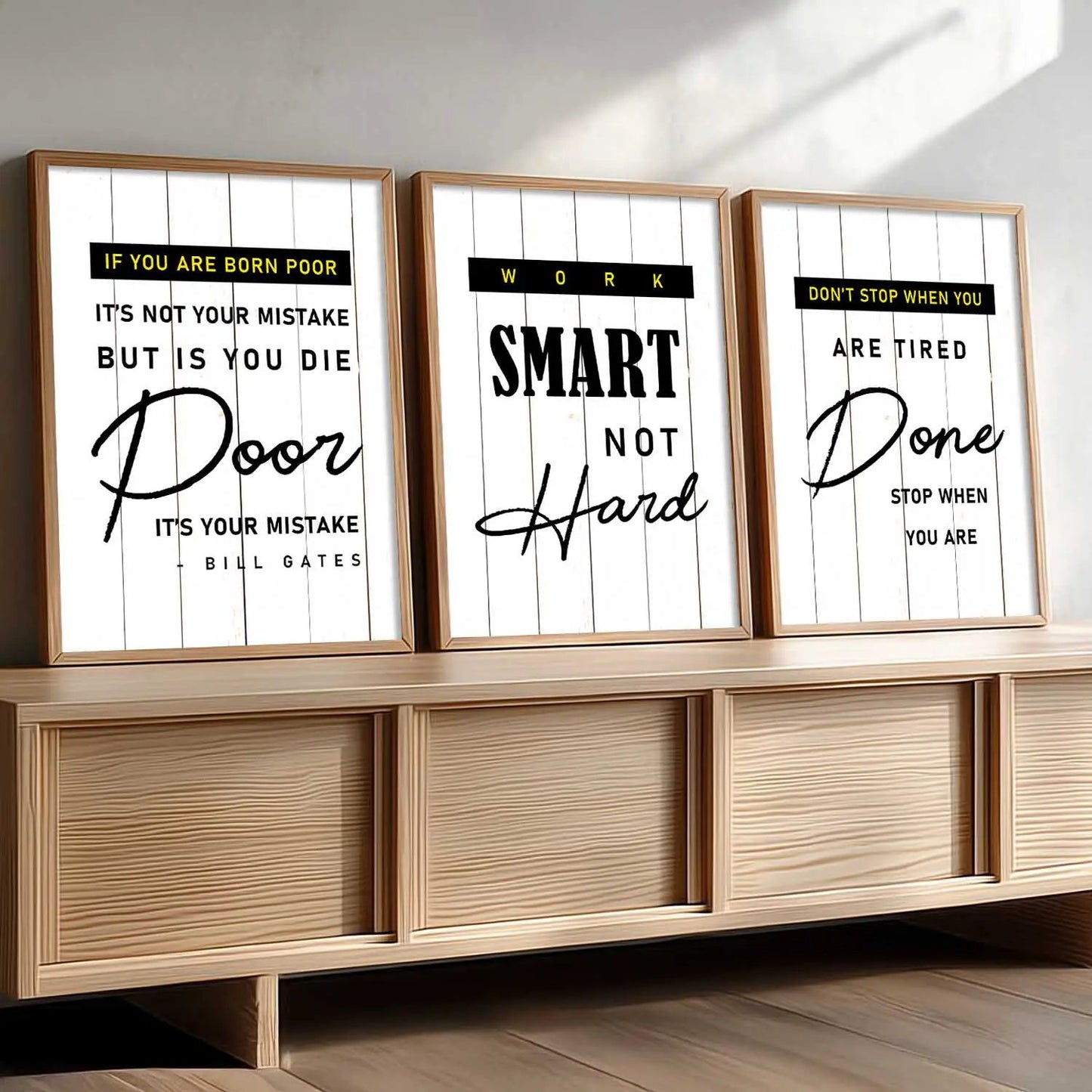 Motivational   Wall  Art  Paintings for Living Room - Wall Poster With frames