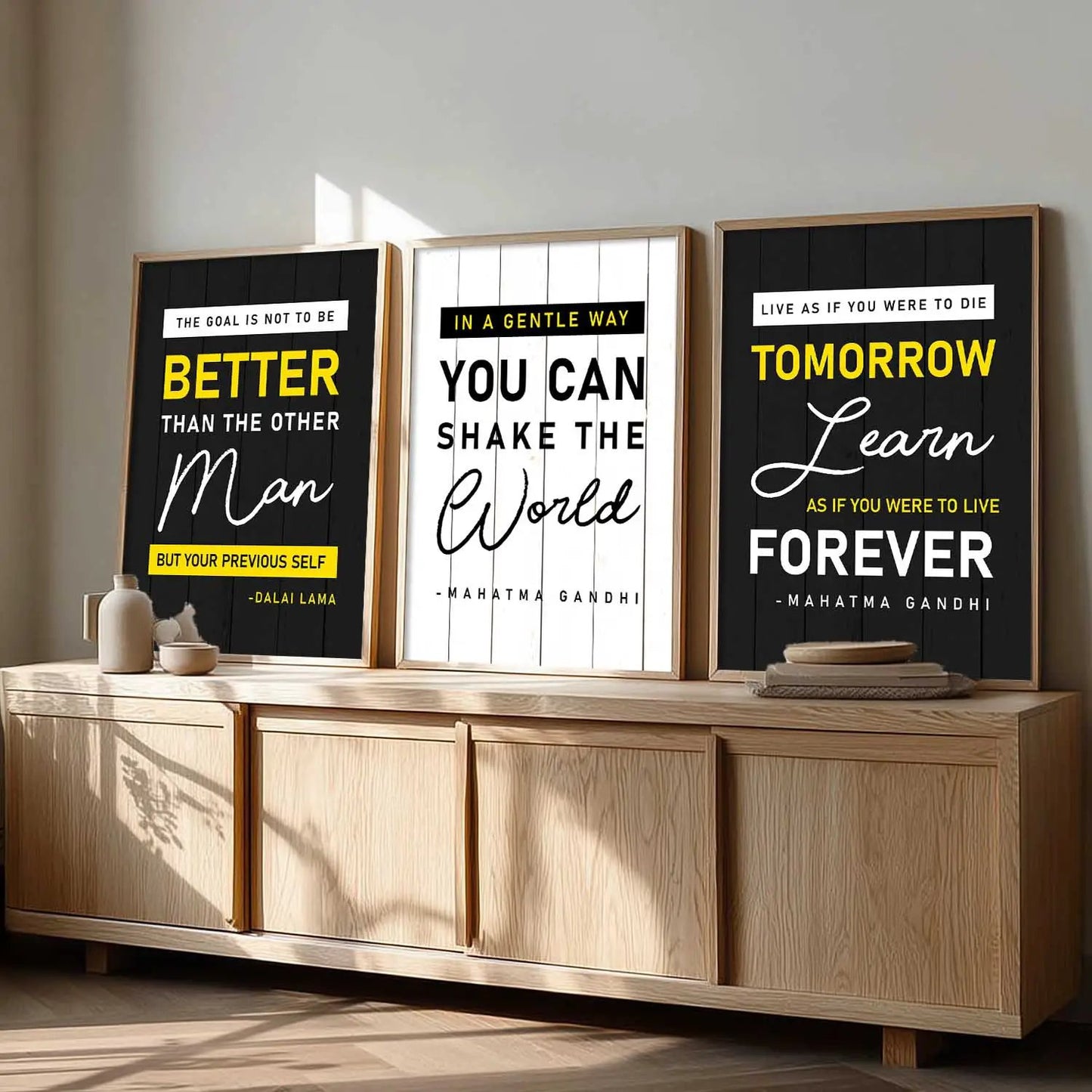 Motivational Wall Art Paintings for Living Room - Wall Poster With frames by Kotart store