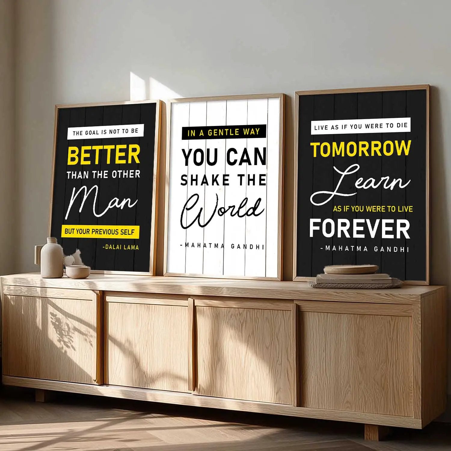 Motivational Wall Art Paintings for Living Room - Wall Poster With frames by Kotart store
