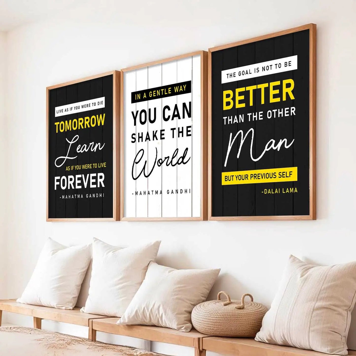 Motivational Wall Art Paintings for Living Room - Wall Poster With frames by Kotart store