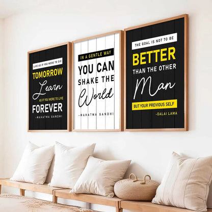 Motivational Wall Art Paintings for Living Room - Wall Poster With frames by Kotart store
