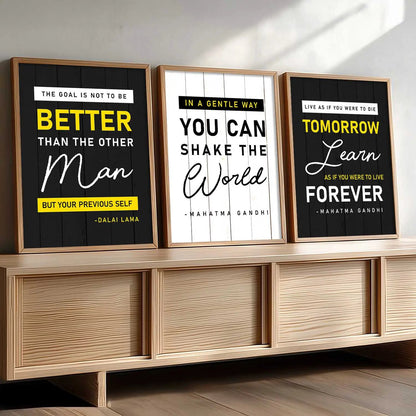 Motivational Wall Art Paintings for Living Room - Wall Poster With frames by Kotart store