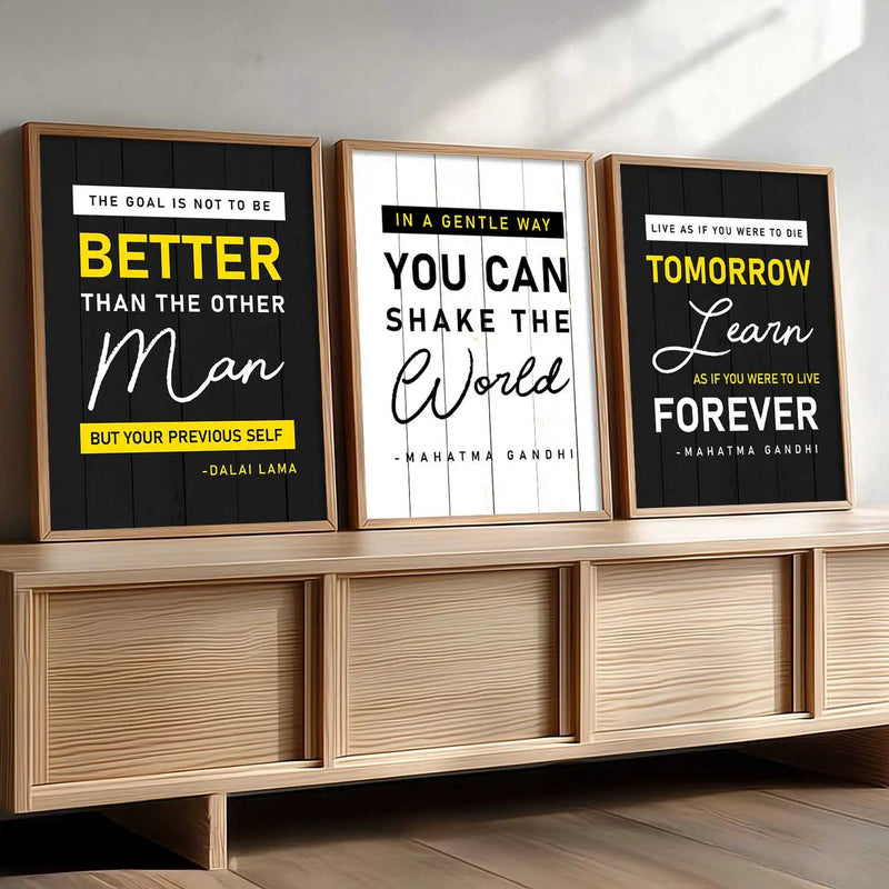 Motivational Wall Art Paintings for Living Room - Wall Poster With frames by Kotart store