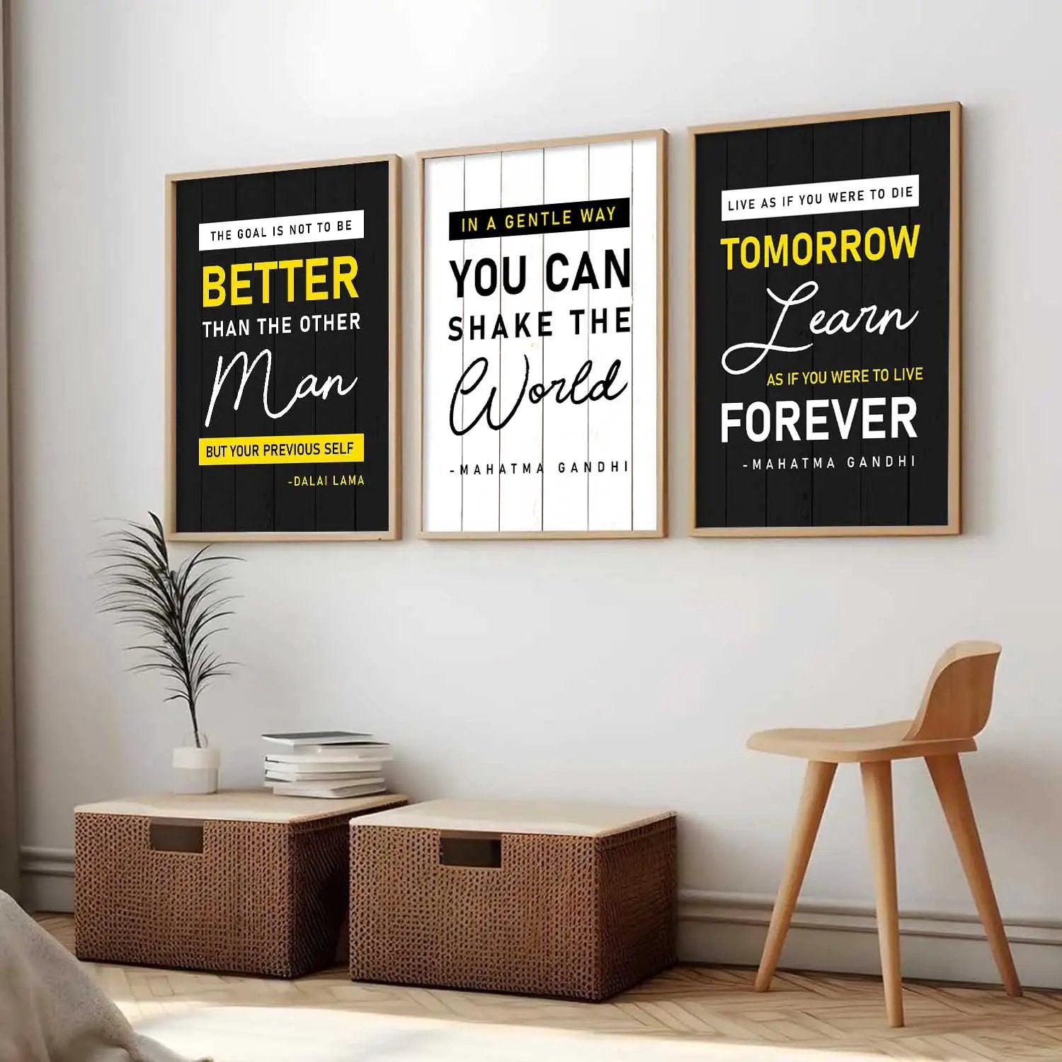 Motivational Wall Art Paintings for Living Room - Wall Poster With frames by Kotart store