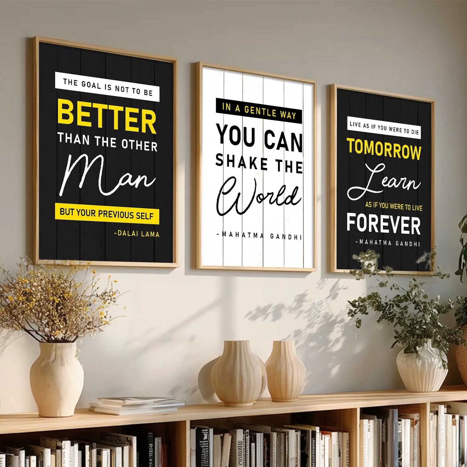 Motivational Wall Art Paintings for Living Room - Wall Poster With frames by Kotart store