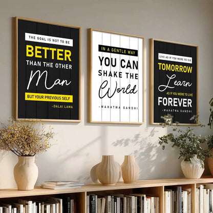 Motivational Wall Art Paintings for Living Room - Wall Poster With frames by Kotart store