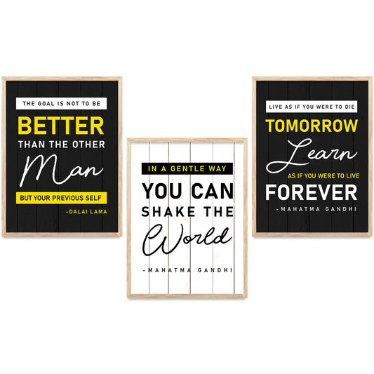 Motivational  Wall Art Paintings for Living Room - Wall Poster With frames
