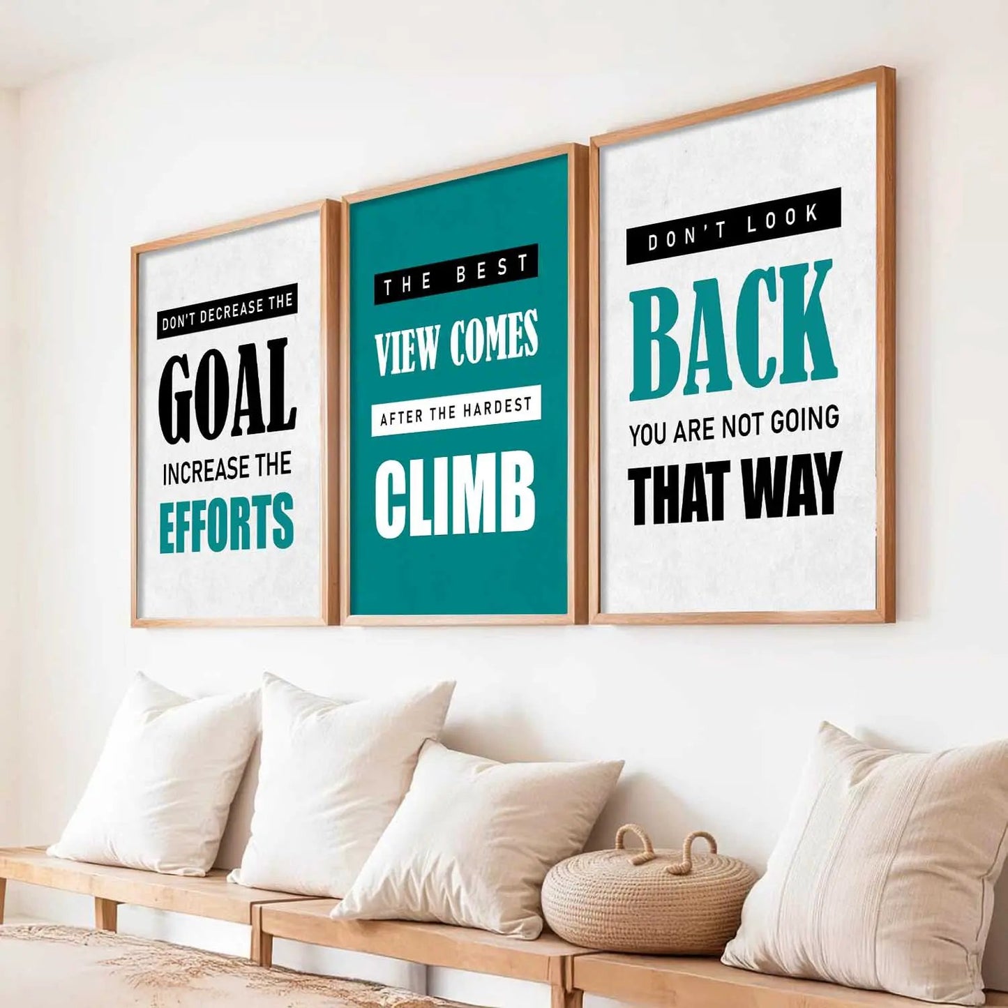 Motivational    Wall  Art  Paintings for Living Room - Wall Poster With frames