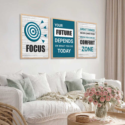 Motivational   Wall Art Paintings for Living Room - Wall Poster With frames