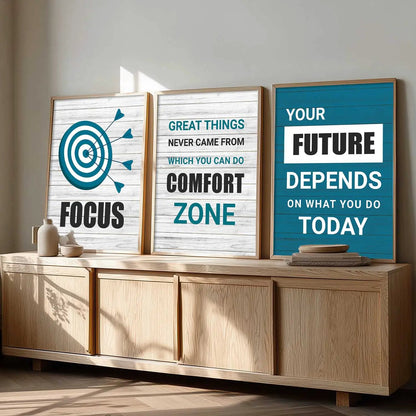 Motivational Wall Art Paintings for Living Room - Wall Poster With frames by Kotart store