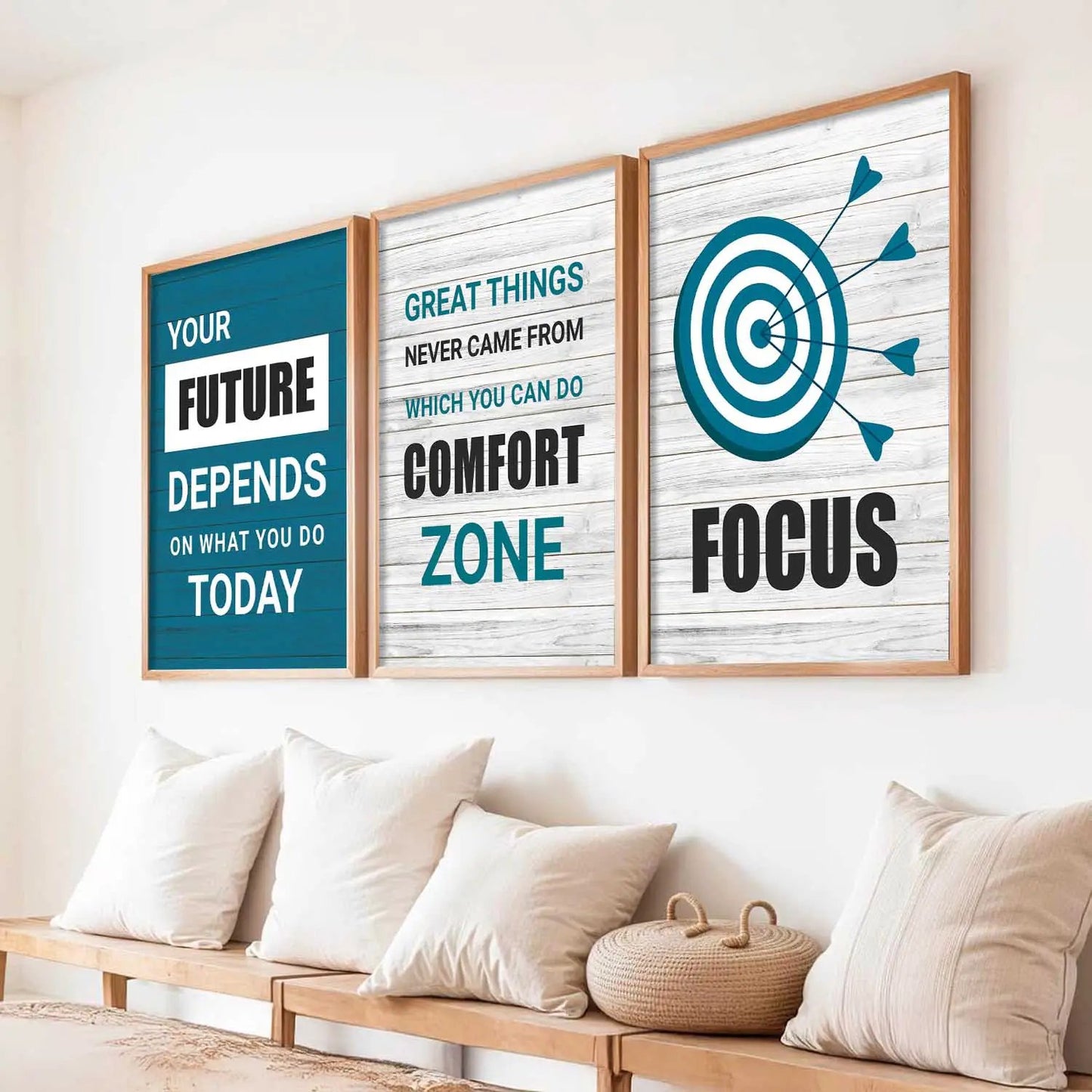 Motivational Wall Art Paintings for Living Room - Wall Poster With frames by Kotart store