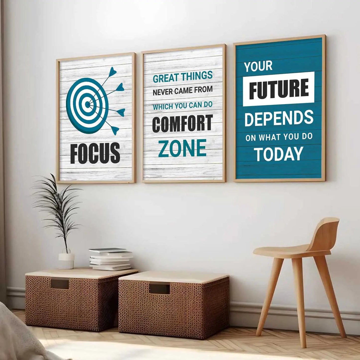 Motivational Wall Art Paintings for Living Room - Wall Poster With frames by Kotart store