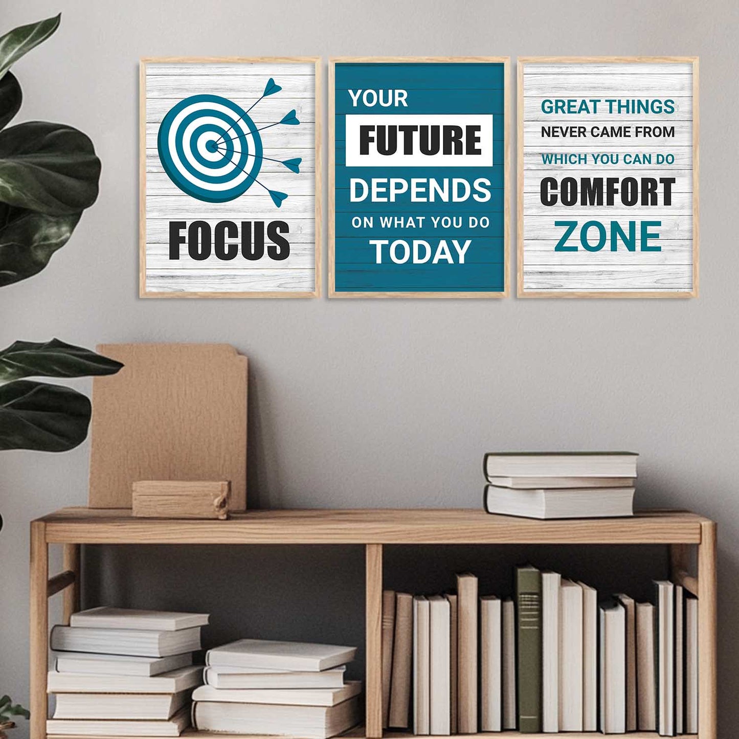 Motivational   Wall Art Paintings for Living Room - Wall Poster With frames