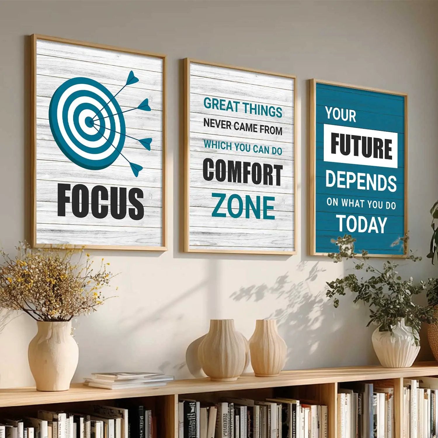 Motivational Wall Art Paintings for Living Room - Wall Poster With frames by Kotart store
