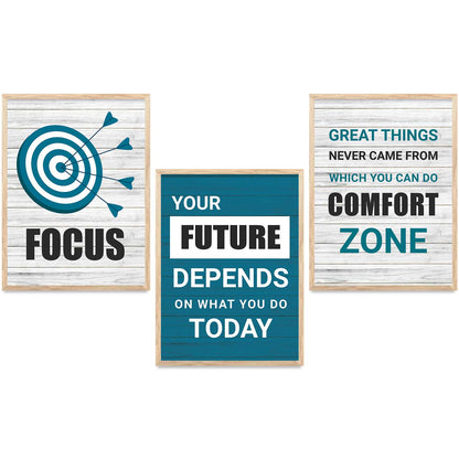 Motivational   Wall Art Paintings for Living Room - Wall Poster With frames