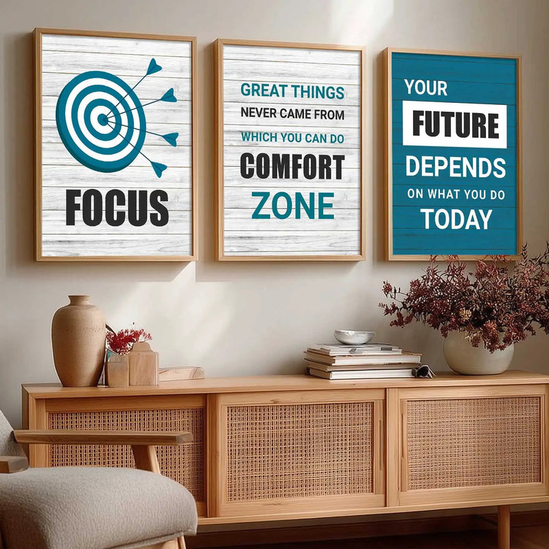 Motivational Wall Art Paintings for Living Room - Wall Poster With frames by Kotart store