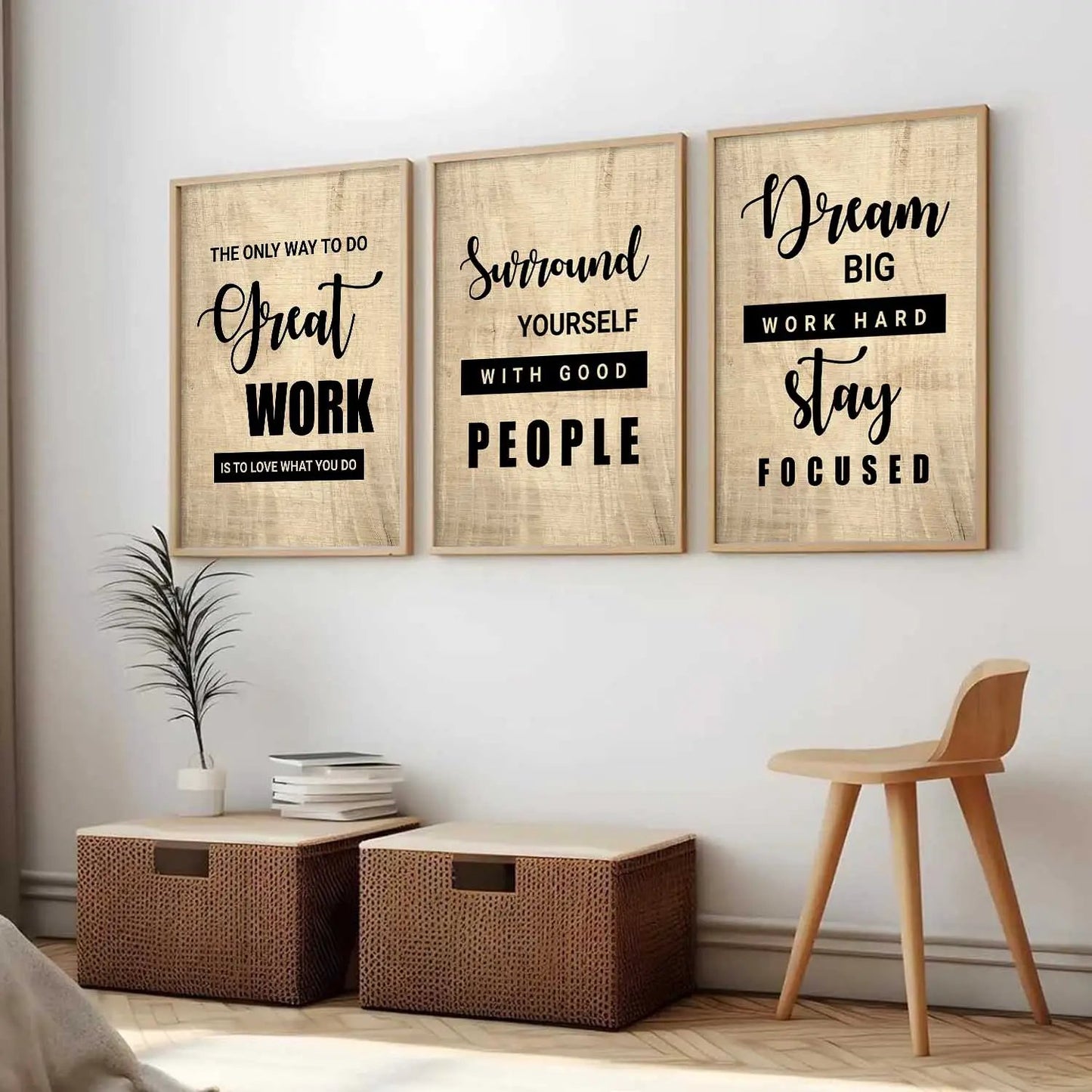 Motivational Wall Art Paintings for Living Room - Wall Poster With frames by Kotart store