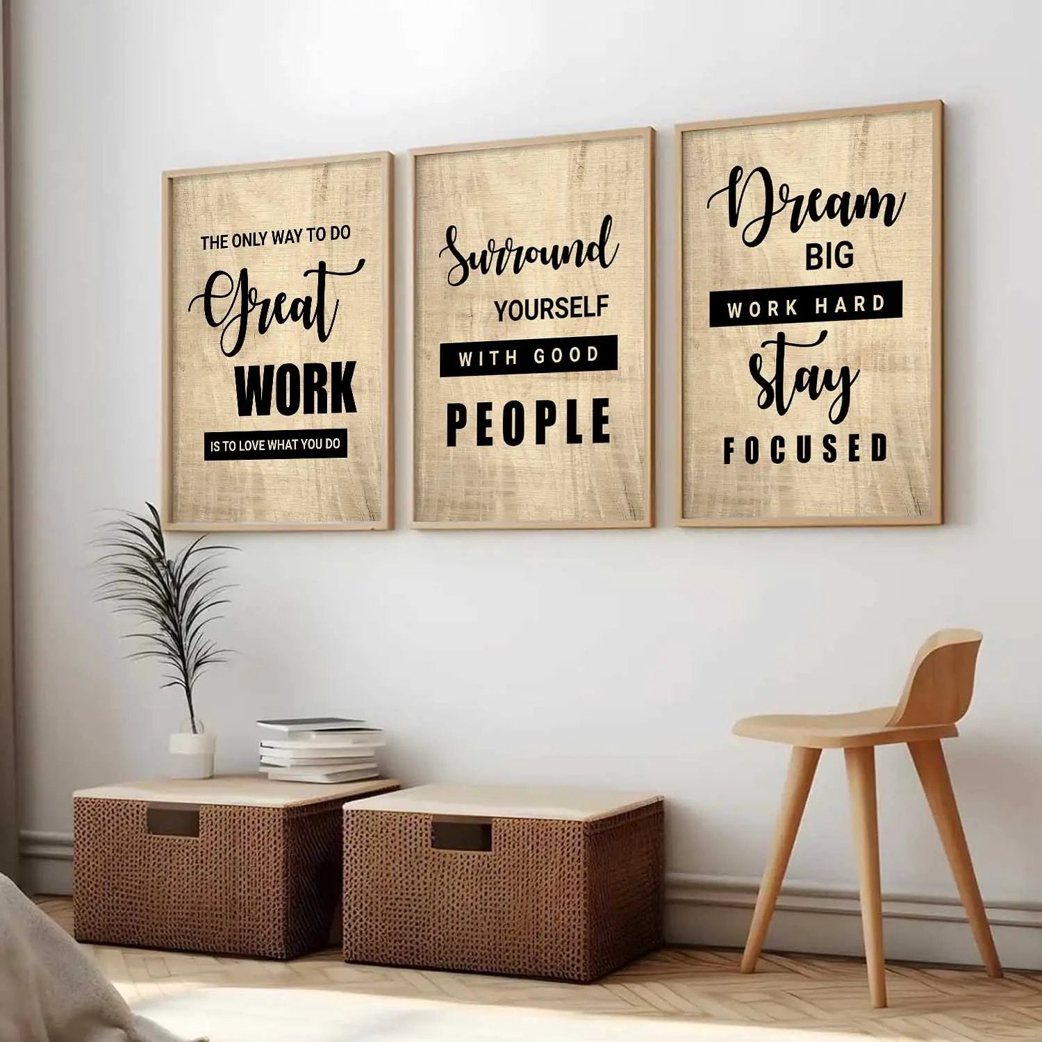 Motivational Wall Art Paintings for Living Room - Wall Poster With frames by Kotart store