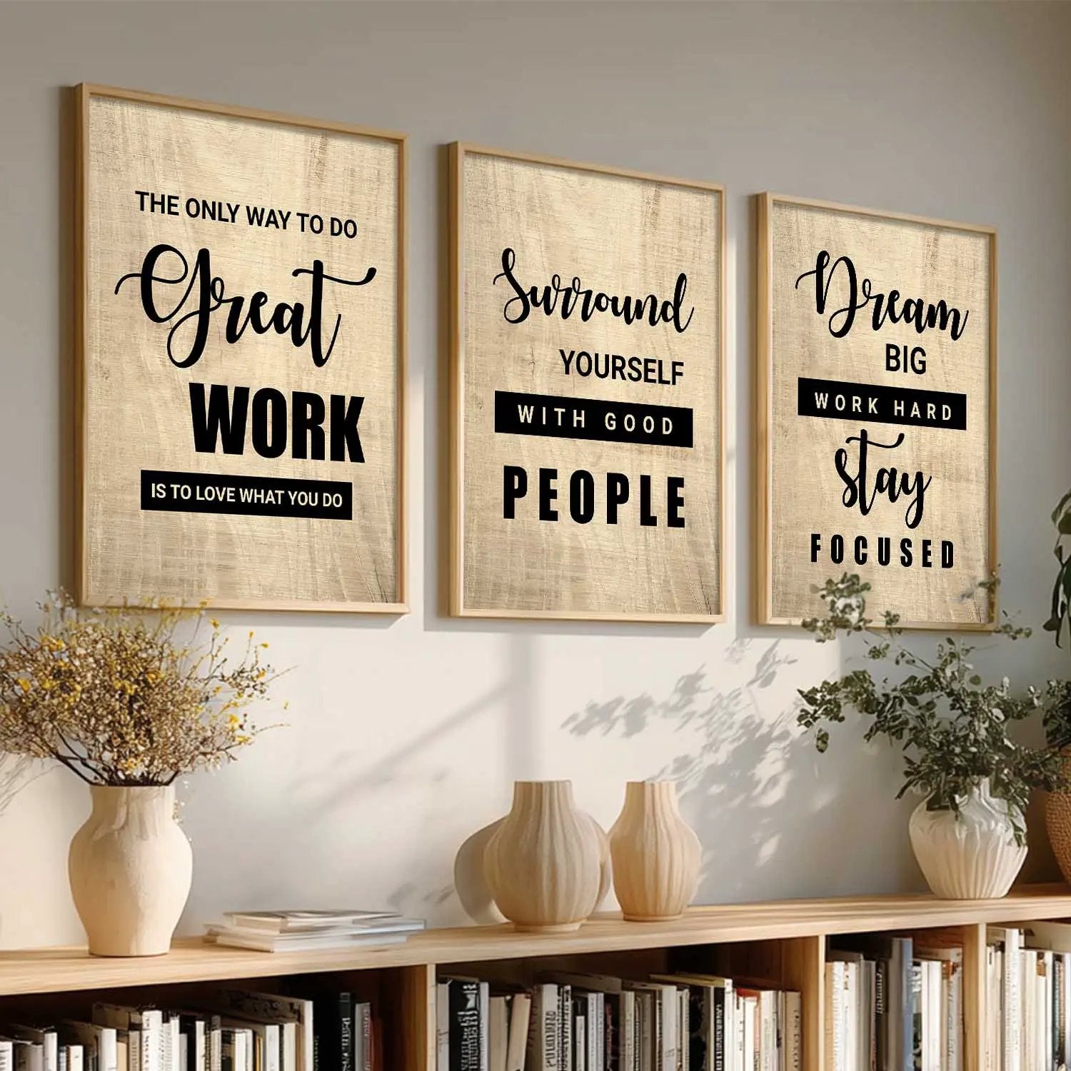 Motivational Wall Art Paintings for Living Room - Wall Poster With frames by Kotart store