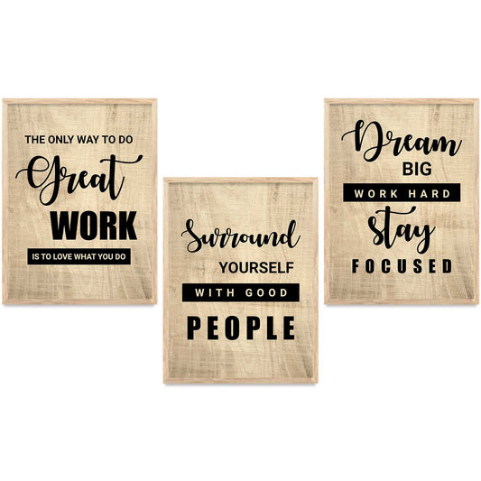 Motivational   Wall  Art Paintings for Living Room - Wall Poster With frames