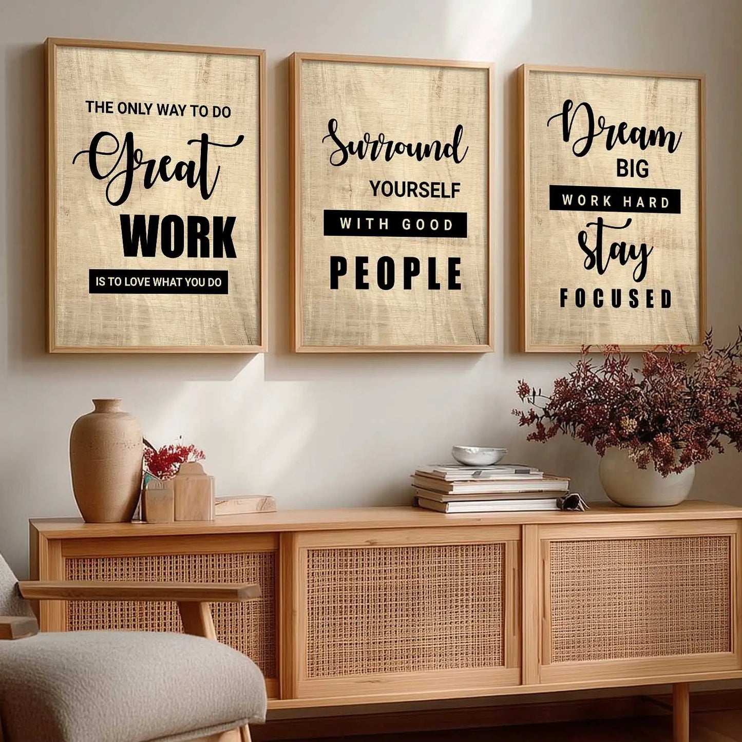 Motivational Wall Art Paintings for Living Room - Wall Poster With frames by Kotart store