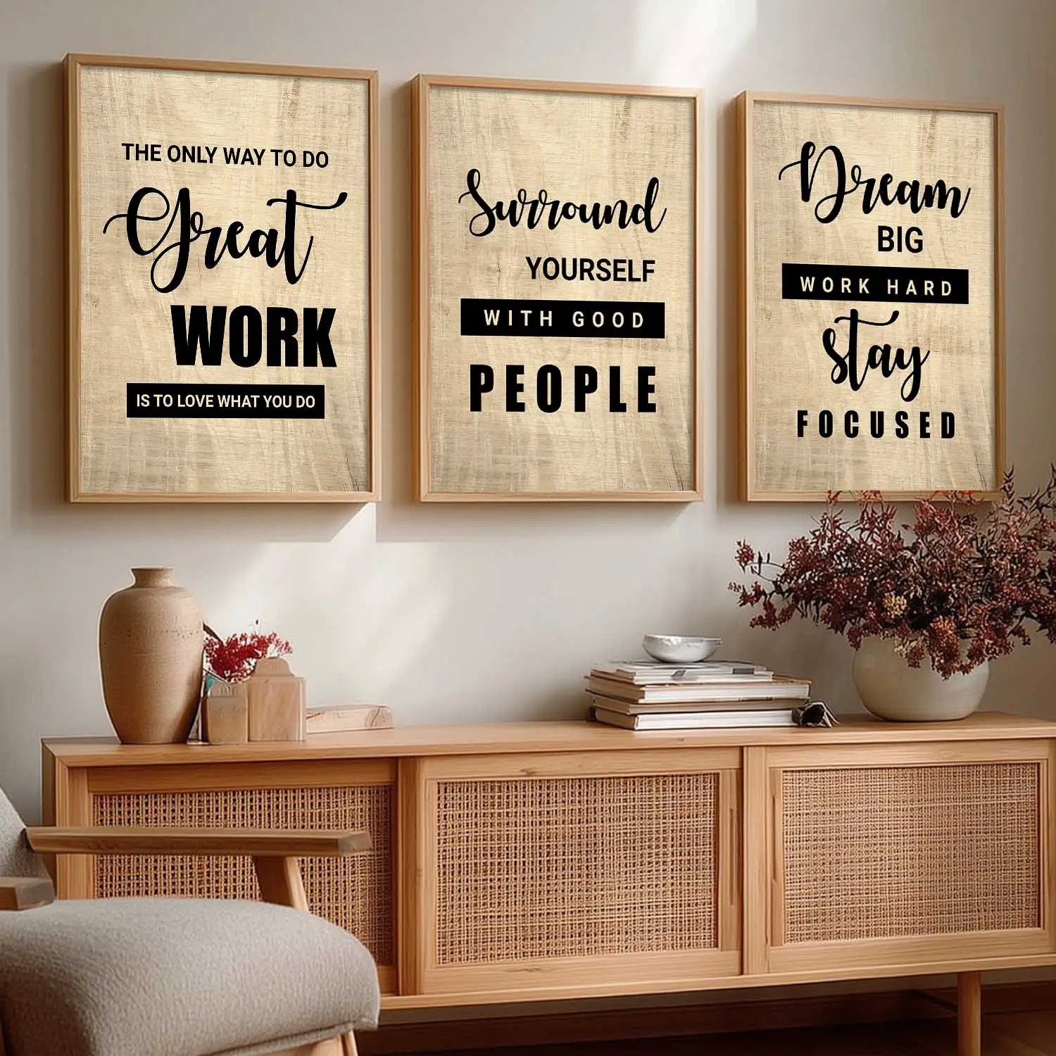 Motivational Wall Art Paintings for Living Room - Wall Poster With frames by Kotart store