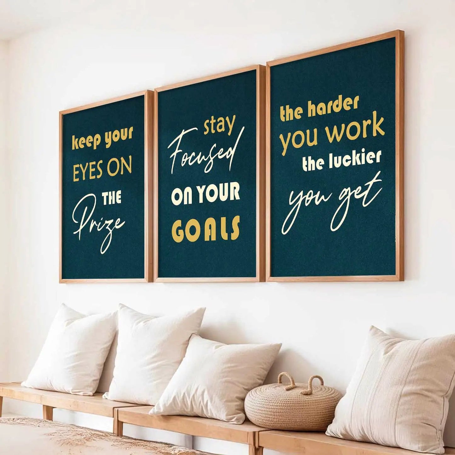 Motivational Wall Art Paintings for Living Room - Wall Poster With frames by Kotart store