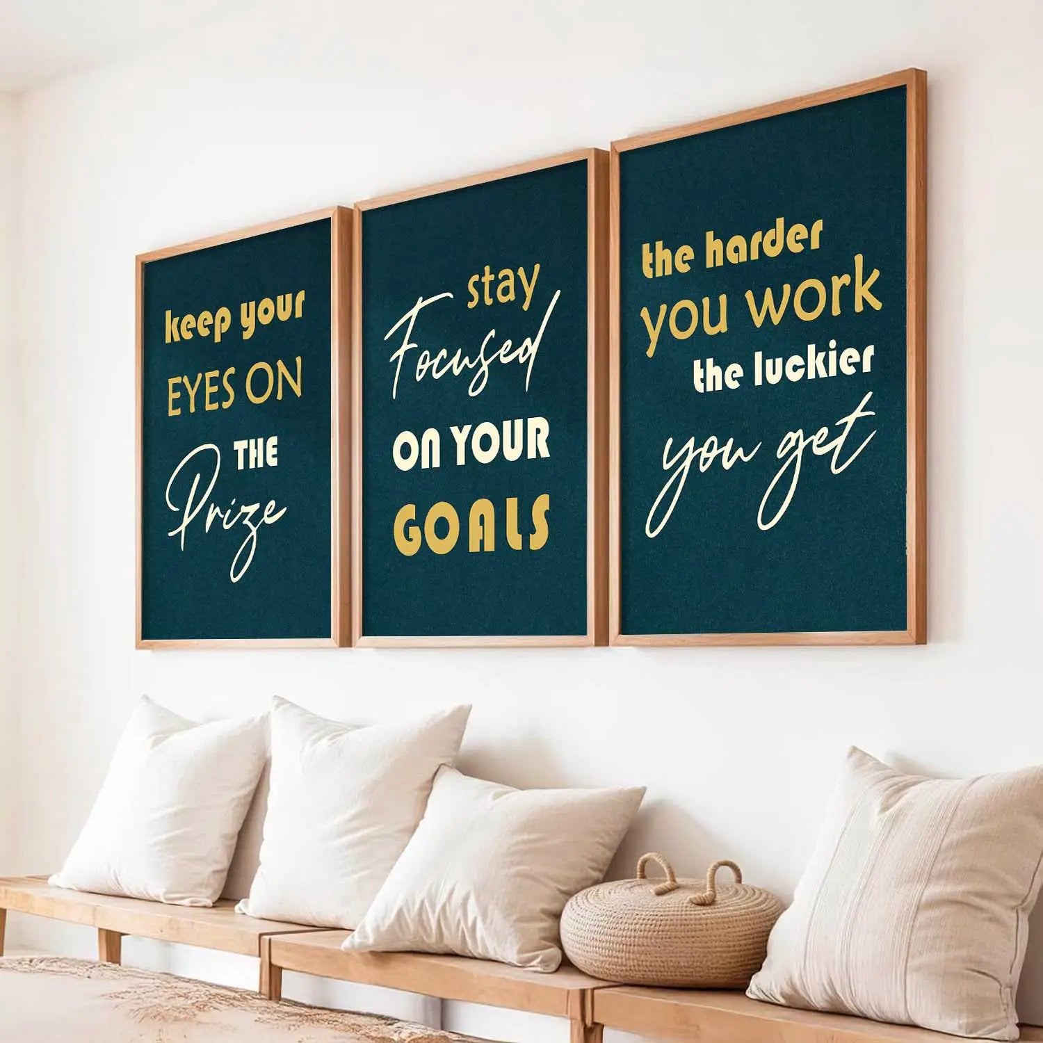 Motivational Wall Art Paintings for Living Room - Wall Poster With frames by Kotart store