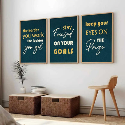 Motivational Wall Art Paintings for Living Room - Wall Poster With frames by Kotart store