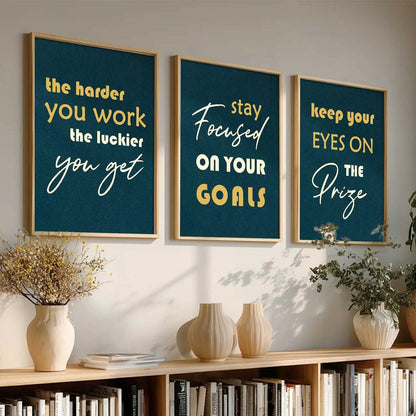 Motivational Wall Art Paintings for Living Room - Wall Poster With frames by Kotart store