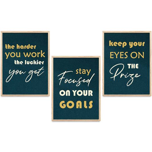 Motivational  Wall   Art Paintings for Living Room - Wall Poster With frames