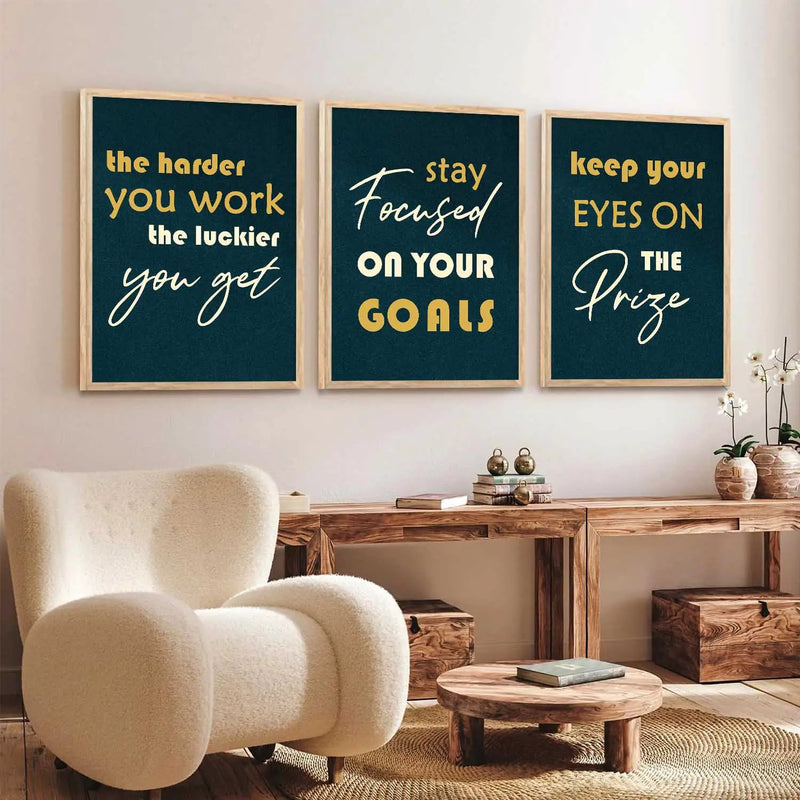 Motivational Wall Art Paintings for Living Room - Wall Poster With frames by Kotart store