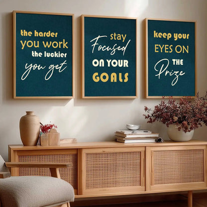 Motivational Wall Art Paintings for Living Room - Wall Poster With frames by Kotart store