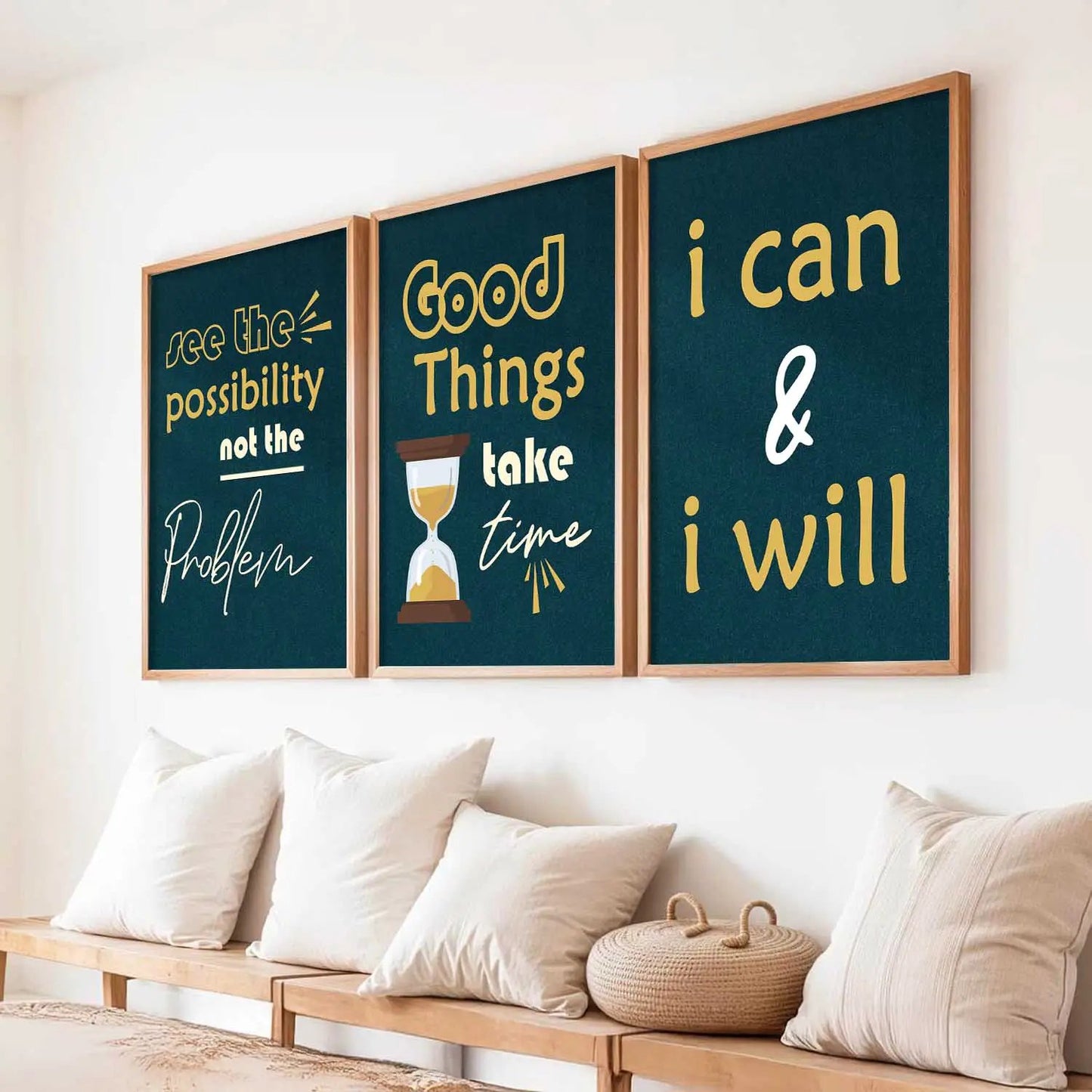 Motivational   Wall  Art  Paintings for Living Room - Wall Poster With frames