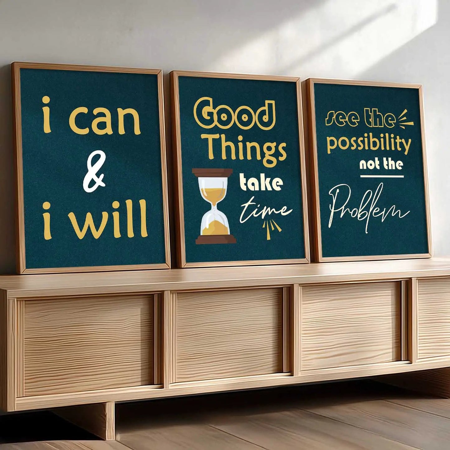 Motivational   Wall  Art  Paintings for Living Room - Wall Poster With frames