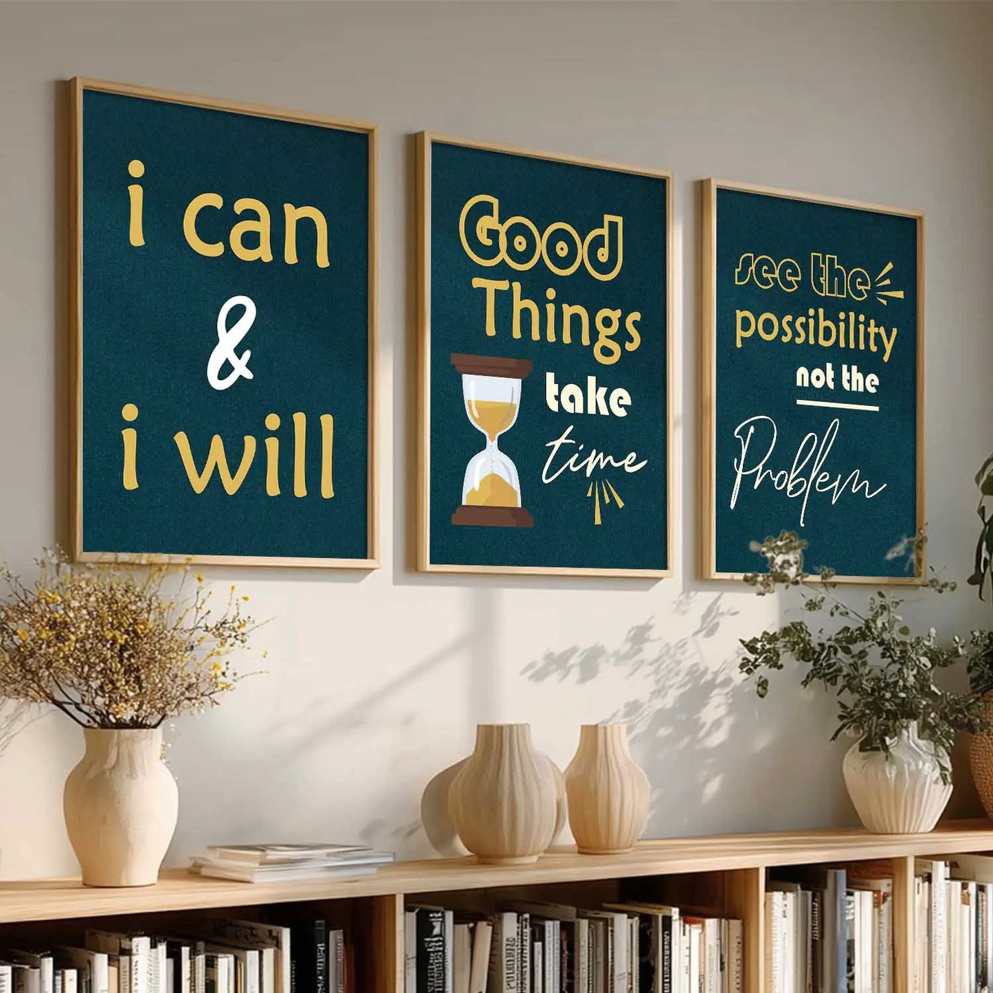 Motivational   Wall  Art  Paintings for Living Room - Wall Poster With frames