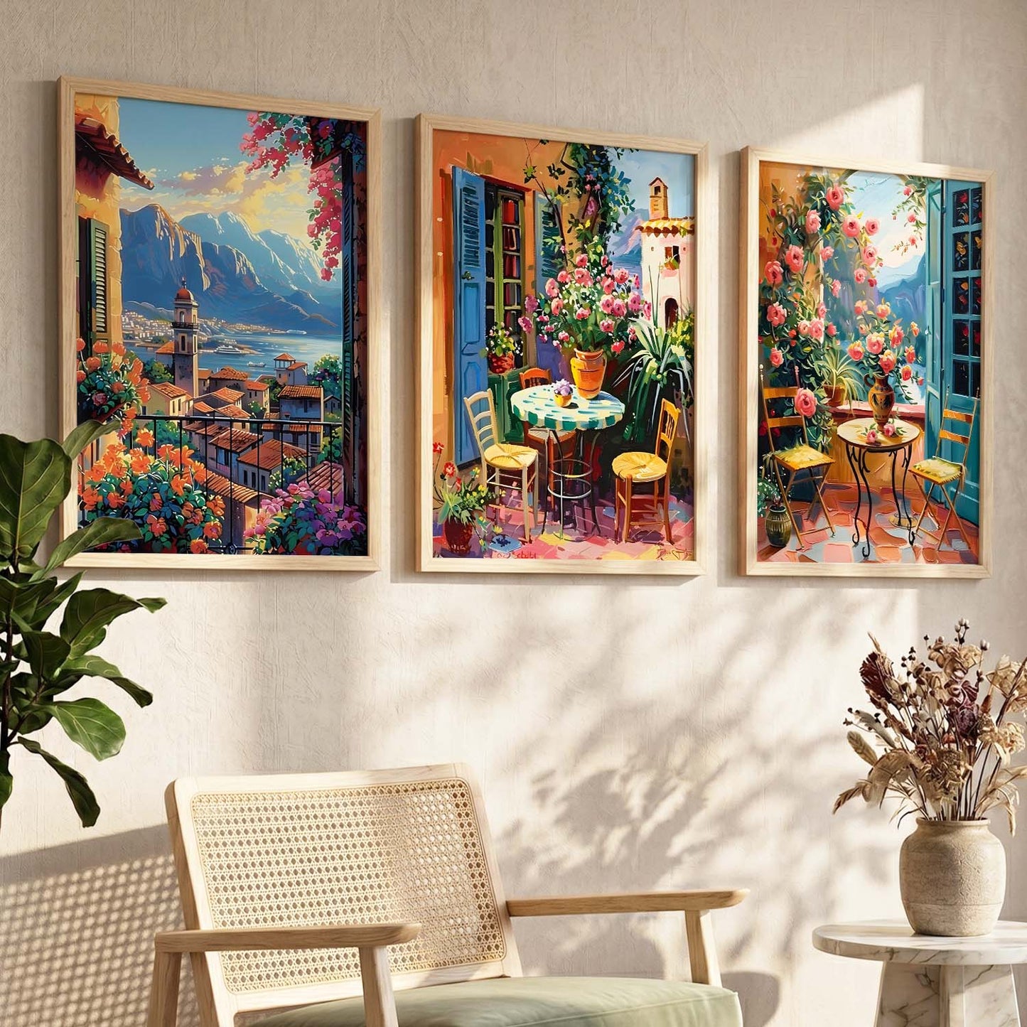 City Wall  Art Paintings for Living Room - Wall Poster With frames