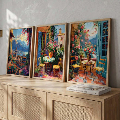 City Wall  Art Paintings for Living Room - Wall Poster With frames