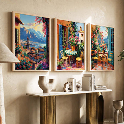 City Wall  Art Paintings for Living Room - Wall Poster With frames