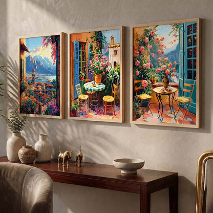 City Wall  Art Paintings for Living Room - Wall Poster With frames