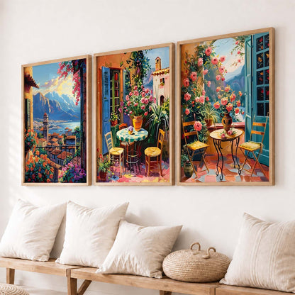 City Wall  Art Paintings for Living Room - Wall Poster With frames