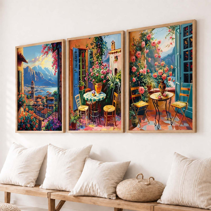 City Wall  Art Paintings for Living Room - Wall Poster With frames