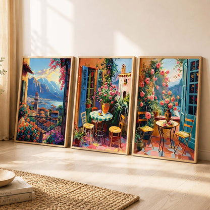 City Wall  Art Paintings for Living Room - Wall Poster With frames