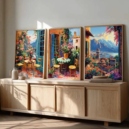 City Wall  Art Paintings for Living Room - Wall Poster With frames