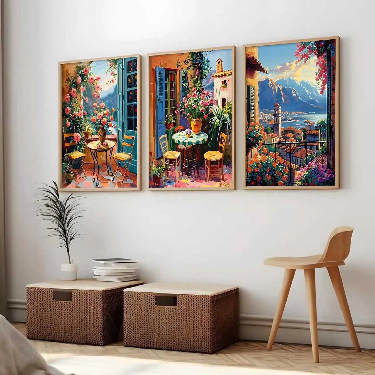 City Wall  Art Paintings for Living Room - Wall Poster With frames