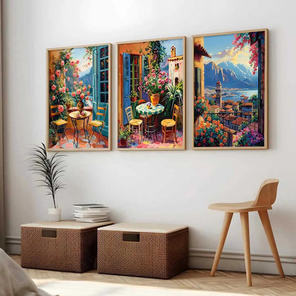City Wall  Art Paintings for Living Room - Wall Poster With frames