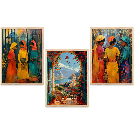 Modern  Wall  Art Paintings for Living Room - Wall Poster With frames