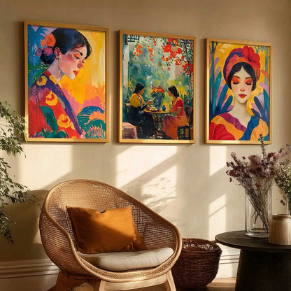 Modern  Wall  Art  Paintings for Living Room - Wall Poster With frames