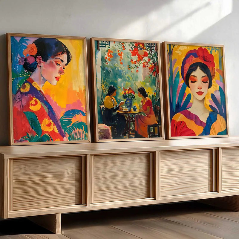 Modern  Wall  Art  Paintings for Living Room - Wall Poster With frames