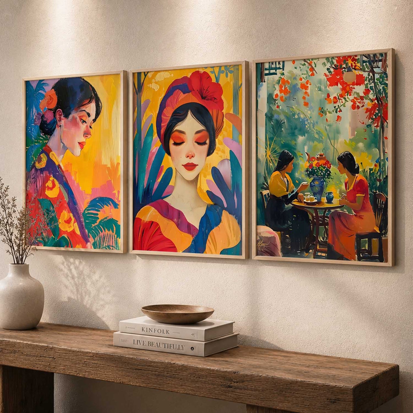 Modern  Wall  Art  Paintings for Living Room - Wall Poster With frames